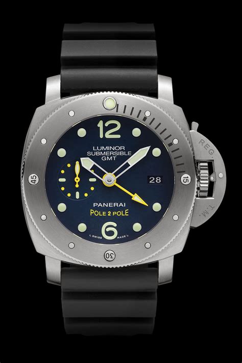 panerai luminor 1950 3 days gmt automatic tuttonero|panerai luminor 1950 submersible.